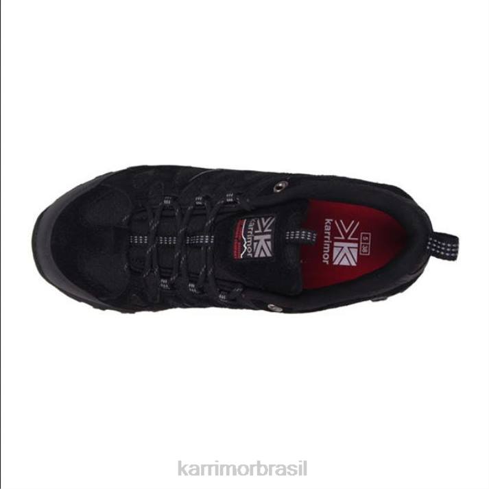 Karrimor mulheres sapatos de caminhada de cume preto calçados 822298