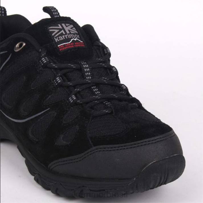 Karrimor mulheres sapatos de caminhada de cume preto calçados 822298