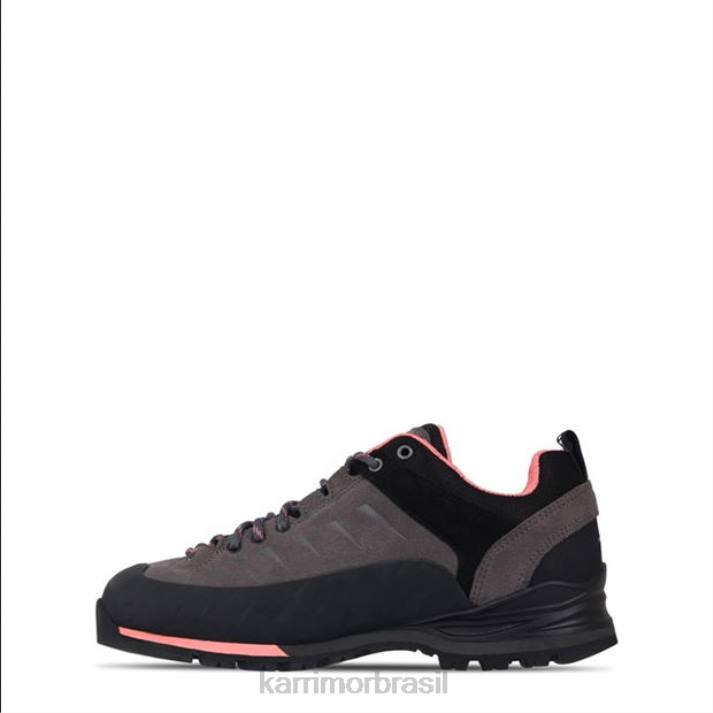 Karrimor mulheres sapatos de caminhada de rota quente carvão/coral calçados 8222103