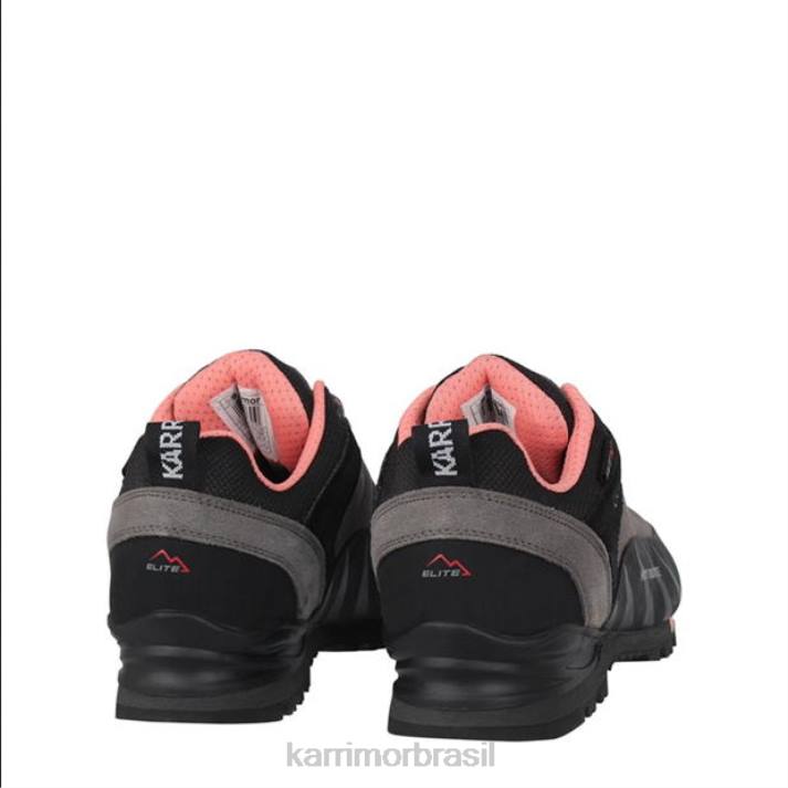Karrimor mulheres sapatos de caminhada de rota quente carvão/coral calçados 8222103