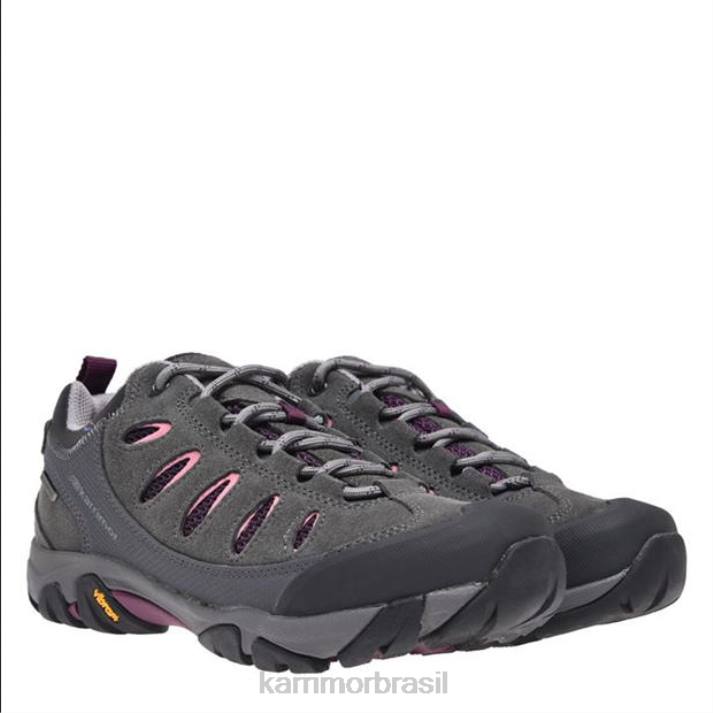 Karrimor mulheres tênis de caminhada baixo aspen carvão calçados 822296