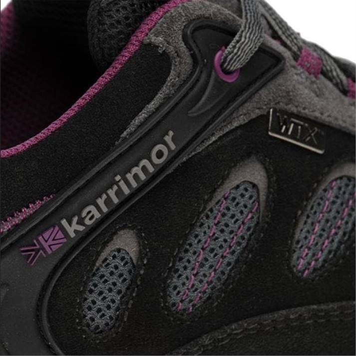 Karrimor mulheres tênis para caminhada ridge wtx carvão calçados 8222100