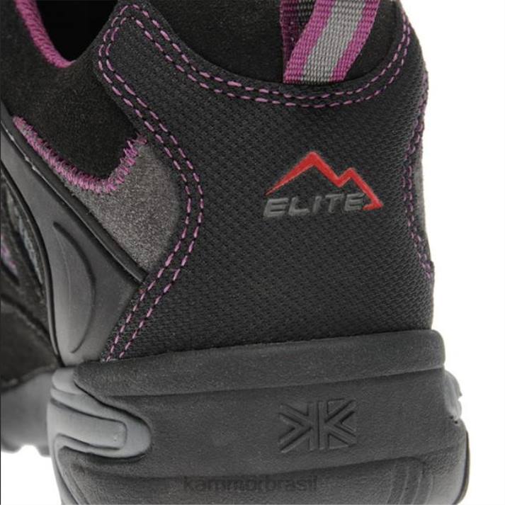 Karrimor mulheres tênis para caminhada ridge wtx carvão calçados 8222100