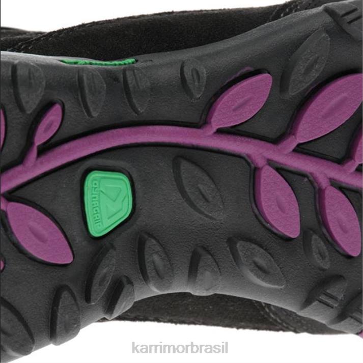 Karrimor mulheres tênis para caminhada ridge wtx carvão calçados 8222100