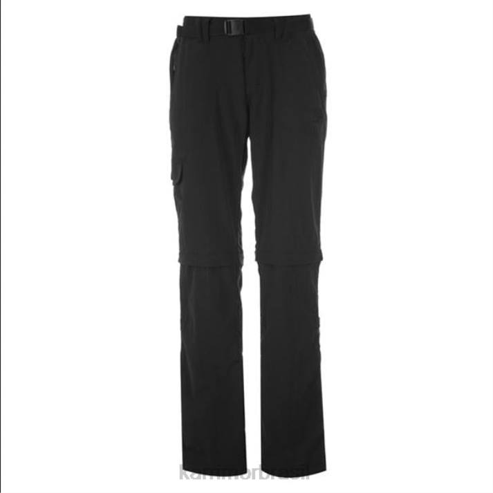 Karrimor mulheres calças com zíper preto roupas 8222187