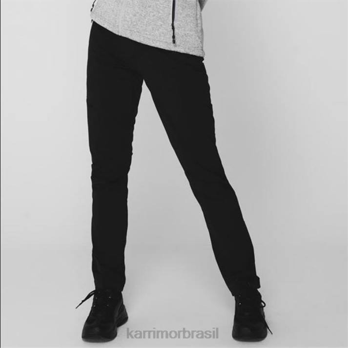 Karrimor mulheres calças de rock quente preto roupas 8222189