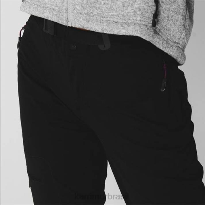 Karrimor mulheres calças de rock quente preto roupas 8222189