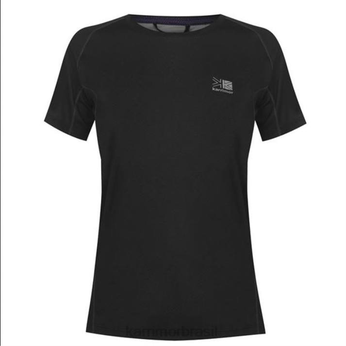 Karrimor mulheres camiseta aspen tech preto roupas 8222184