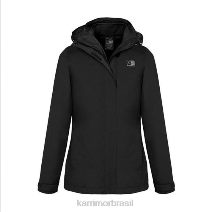 Karrimor mulheres Jaqueta Weathertite 3 em 1 preto roupas 8222194
