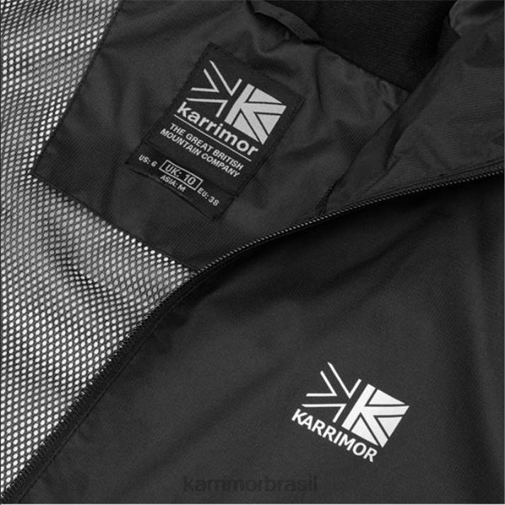 Karrimor mulheres jaqueta com capuz serra preto roupas 8222268