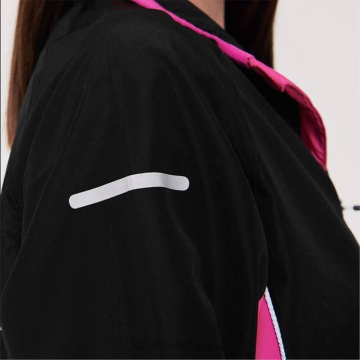 Karrimor mulheres jaqueta de corrida preto/rosa roupas 82228