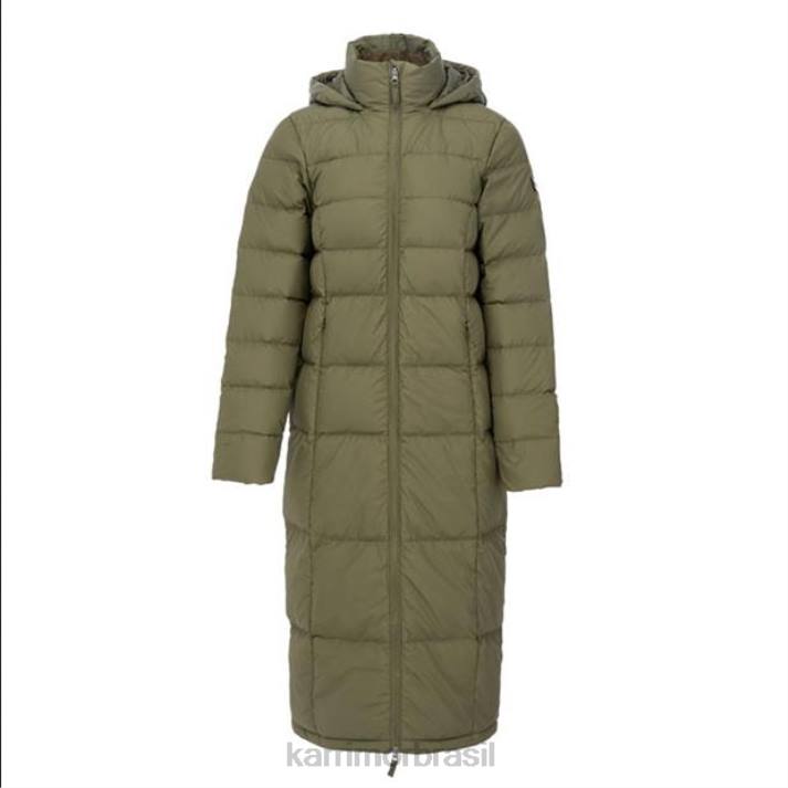 Karrimor mulheres jaqueta longa cáqui roupas 8222249