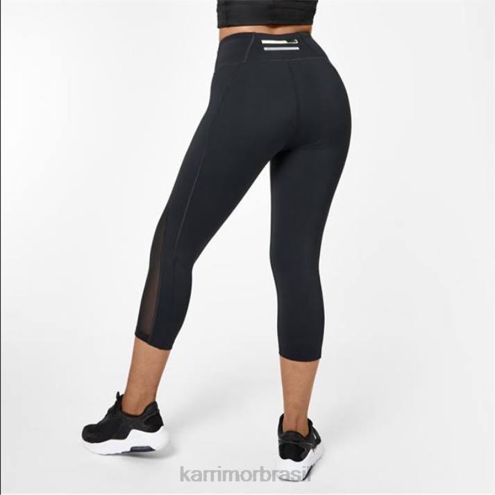 Karrimor mulheres meia-calça capri preto roupas 82227