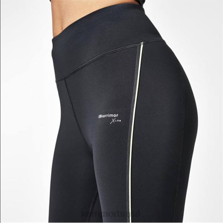 Karrimor mulheres meia-calça capri preto roupas 82227