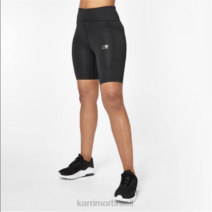 Karrimor mulheres meia-calça curta preto roupas 822215