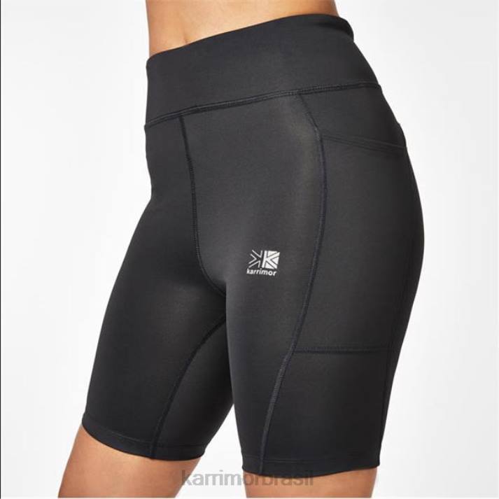Karrimor mulheres meia-calça curta preto roupas 822215